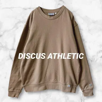 e98*디스커스 애슬레틱 남성용 맨투맨 트레이닝복 베이지 L