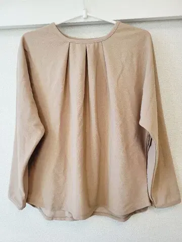 NANO universe 컷 조젯 디자인 상의 베이지