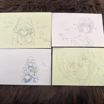 에반게리온 30주년 기념전 엽서 아야나미 레이 4개 세트