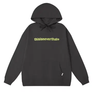 thisisneverthat 후드 부착 후드티 블랙