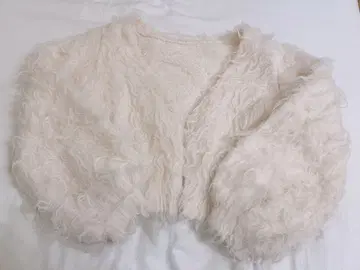 yilon SHAGGY DROP CARDIGAN 샘플