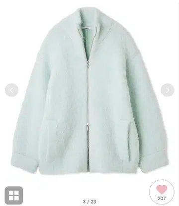 [ 오늘 한정 가격! ] 스나이델 알파카 샤기 지퍼 코트