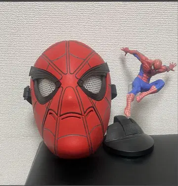 스파이더맨 마스크와 피규어 세트