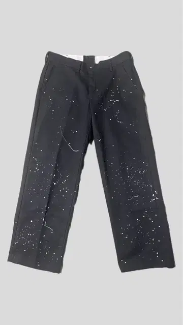 레어 RED KAP 워크 팬츠 페인트 블랙