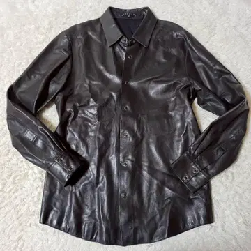 새상품급 Theory Leather Shirts Sheep Leather