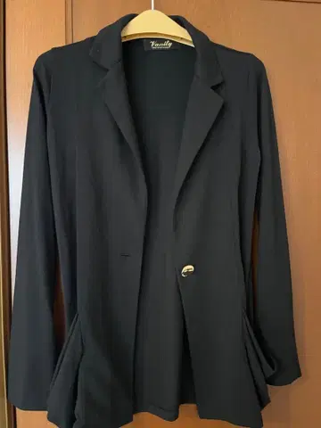 블랙 테일러드 자켓