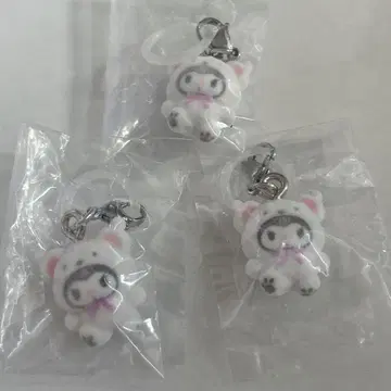 산리오 메지루시 액세서리 폭신폭신 스노우 쿠로미