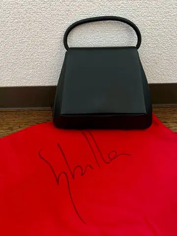 새상품급 시빌라 포멀 핸드백 블랙 가죽