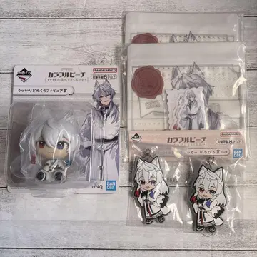 컬러풀 피치 제일복권 돗누쿠 피규어 러버 참 지퍼 백