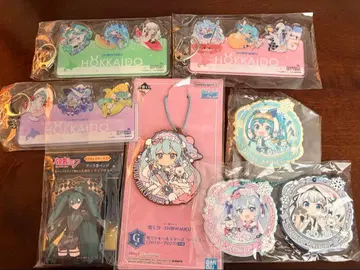 하츠네 미쿠 아크릴 러버 키링 세트