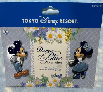 디즈니 블루 에버 애프터 핀 배지 2개 세트