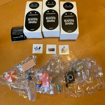 뷰티풀 섀도우 피규어 캡슐 토이 3개 세트