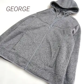 GEORGE 조지 LL 카모플라주 보아 집업 후드티 빅