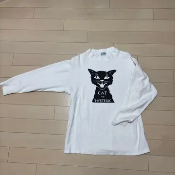 HYSTERIC GLAMOUR 검은 고양이 트레이닝복 긴팔