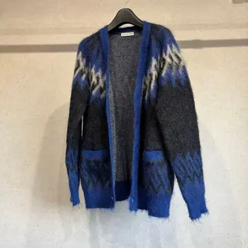 FLAGSTUFF 울 가디건 파랑/그레이