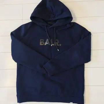 BALR. 블랙 후드티 L 사이즈