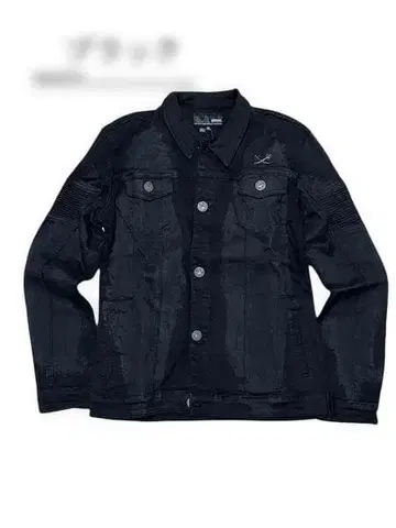 스트레치 트윌 바이커 블루종 G 블랙 48(L)