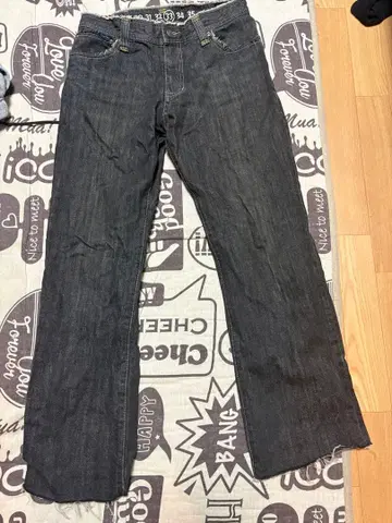 JUNGLE STORM 데님 청바지 33 사이즈 다크 그레이