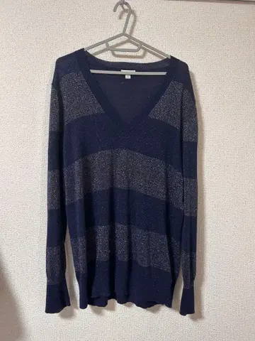 00s gap GAP 라메 니트 보더