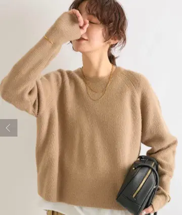 [ 새상품 ] RIVE DROITE 리브 드와 암워머 니트 모카