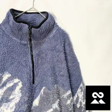 PRIMARK 플리스 자켓 하프 지퍼 마운틴 블루