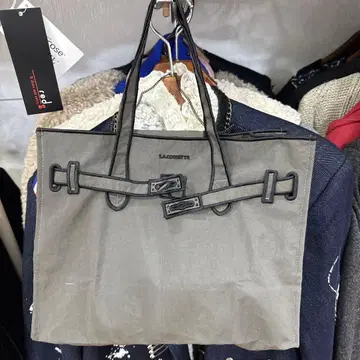 LACOUSETTE 그레이 에코백 새상품 S 사이즈