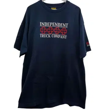 INDEPENDENT T셔츠 네이비 아이언크로스 4연 NHS 택