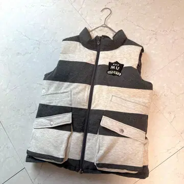 M U SPORTS 골프 다운 베스트 40 L 그레이