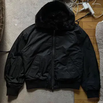 ZARA 리버서블 인조 모피 봄버 자켓