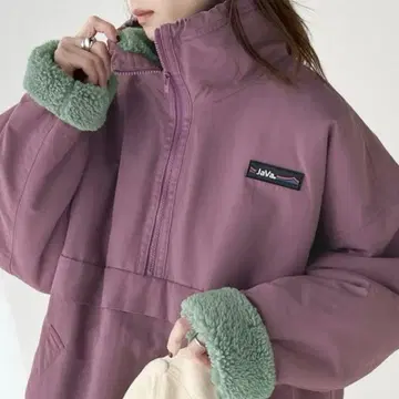 Java 나일론 보아 블루종