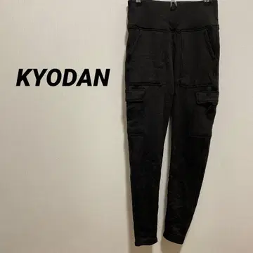 KYODAN 블랙 조거 팬츠 릴랙스핏 블랙 맨투맨