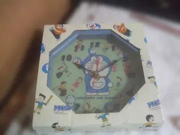 쇼와 레트로 도라에몽 벽시계 박스 포함 미사용품