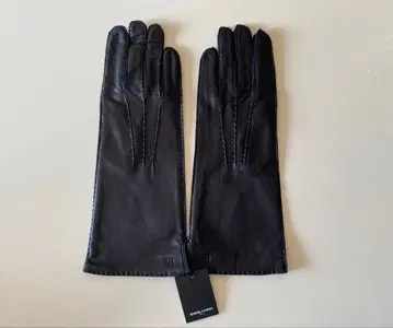 택 포함 새상품 리키엘 옴 야야 롱 남성용 장갑 블랙 램 가죽