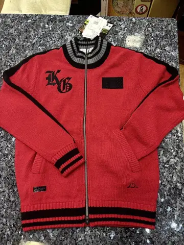 Kappa Italia 집업 니트 자켓 빨검 LL 새상품