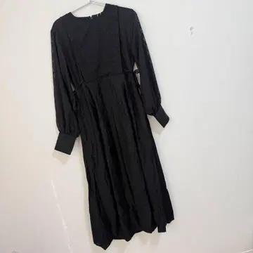 스타일 믹서기 시어 자카드 원피스