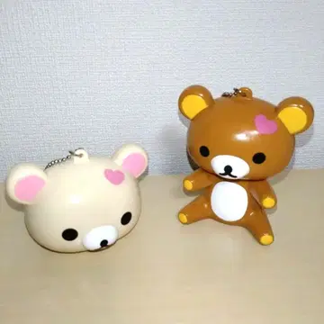 리락쿠마 지압 피규어 2체 세트