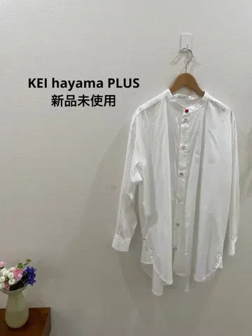 화이트 밴드 칼라 셔츠 튜닉