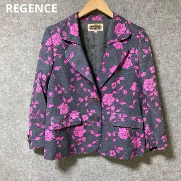 REGENCE 플라워 프린트 테일러드 자켓