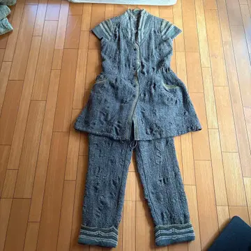 io comme io 그레이 계열 코튼 혼방 셋업 40