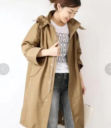 Spick & Span 그로그랭 후디 코쿤 코트