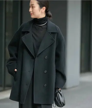 저널 스탠다드 레사쥬 S140 울 리버 숏코트