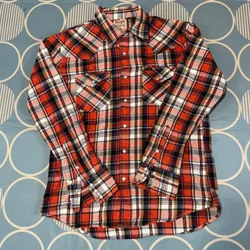 Wrangler 긴팔 체크 셔츠 XL