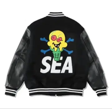 최저가! WIND AND SEA와 ICECREAM 바시티 자켓