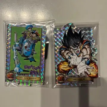 드래곤볼 제일복권 F상 ACLLECT 시크릿 홀로그램 2종 세트