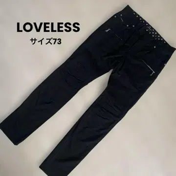 LOVELESS 러브리스 팬츠 블랙 스키니 팬츠 사이즈 73