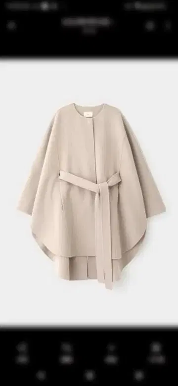 [택 포함 미사용 새상품] 루피 소프트 리버 판초 코트