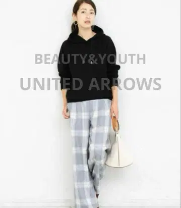 [ BEAUTY&YOUTH UNITED ARROWS ] 체크 와이드 팬츠