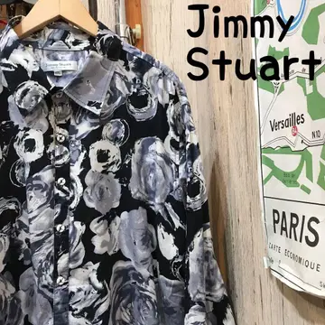 JimmyStuart 올 패턴 빅 셔츠 4XL 구제 의류 (1879)