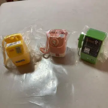 NTT 공중전화 가챠 컬렉션 번외편 가챠 3개 세트 미사용 새상품