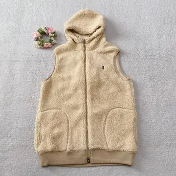 [ 컨디션 최상 ] Gymphlex 짐플렉스 보아 베스트 울 혼방 후드